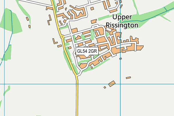 GL54 2GR map - OS VectorMap District (Ordnance Survey)