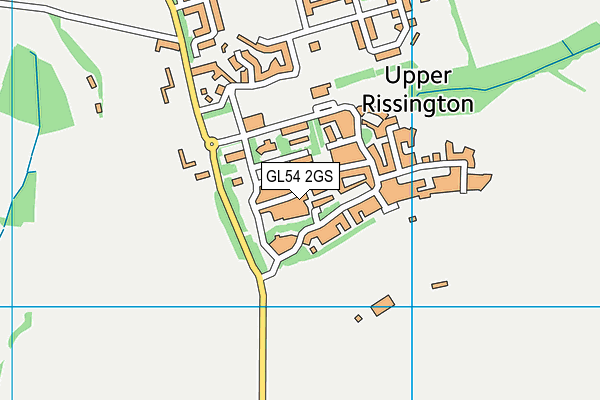 GL54 2GS map - OS VectorMap District (Ordnance Survey)