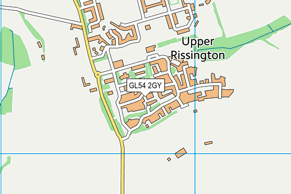 GL54 2GY map - OS VectorMap District (Ordnance Survey)