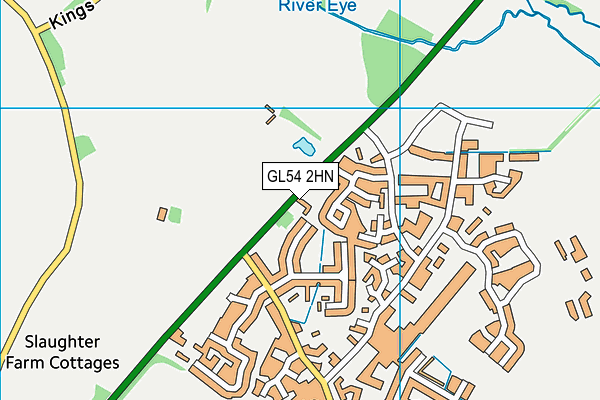 GL54 2HN map - OS VectorMap District (Ordnance Survey)