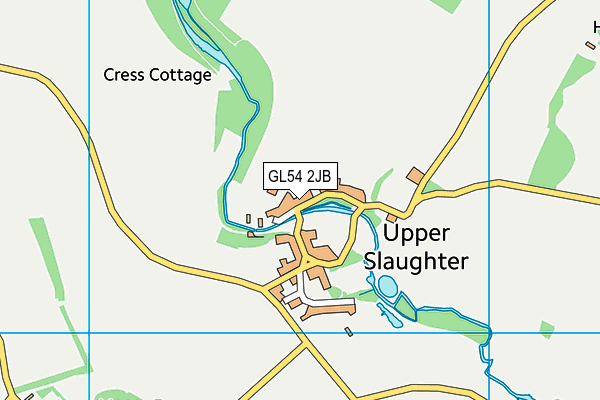 GL54 2JB map - OS VectorMap District (Ordnance Survey)