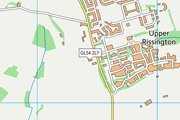GL54 2LY map - OS VectorMap District (Ordnance Survey)