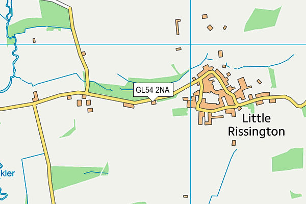 GL54 2NA map - OS VectorMap District (Ordnance Survey)