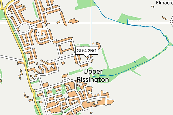 GL54 2NG map - OS VectorMap District (Ordnance Survey)