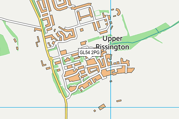 GL54 2PG map - OS VectorMap District (Ordnance Survey)