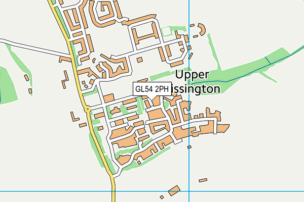 GL54 2PH map - OS VectorMap District (Ordnance Survey)