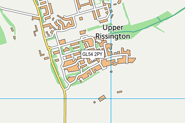 GL54 2PY map - OS VectorMap District (Ordnance Survey)