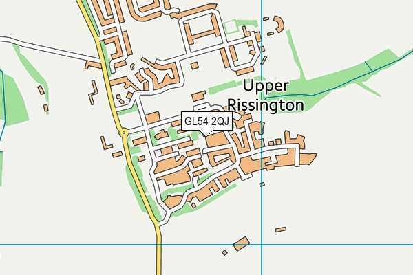GL54 2QJ map - OS VectorMap District (Ordnance Survey)