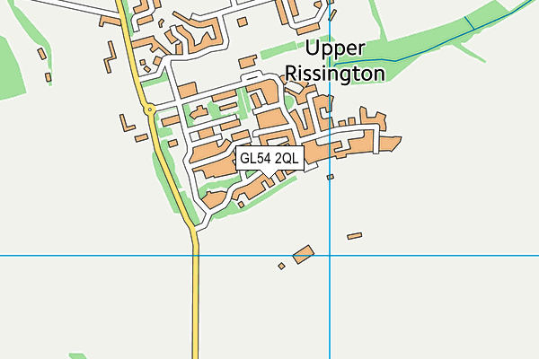 GL54 2QL map - OS VectorMap District (Ordnance Survey)