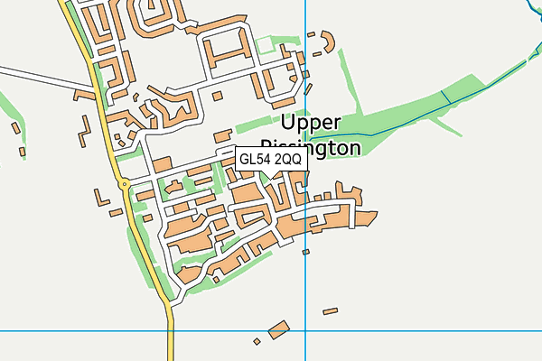 GL54 2QQ map - OS VectorMap District (Ordnance Survey)