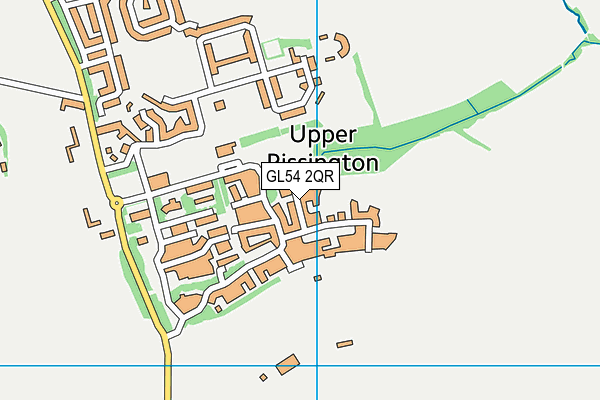 GL54 2QR map - OS VectorMap District (Ordnance Survey)