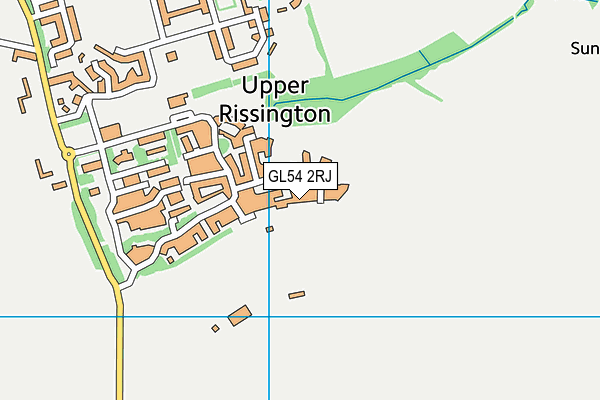GL54 2RJ map - OS VectorMap District (Ordnance Survey)