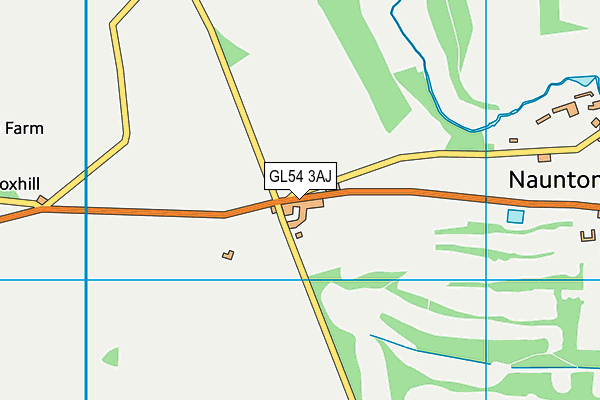 GL54 3AJ map - OS VectorMap District (Ordnance Survey)