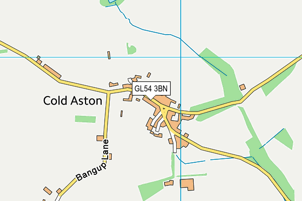 GL54 3BN map - OS VectorMap District (Ordnance Survey)