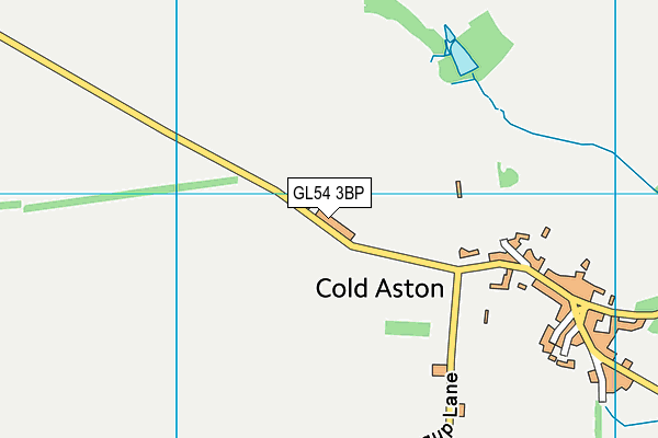 GL54 3BP map - OS VectorMap District (Ordnance Survey)