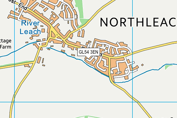 GL54 3EN map - OS VectorMap District (Ordnance Survey)