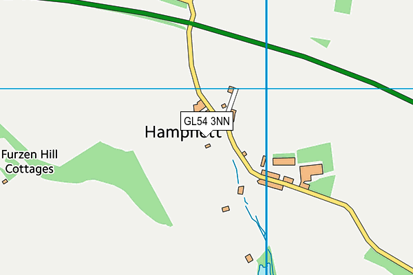 GL54 3NN map - OS VectorMap District (Ordnance Survey)