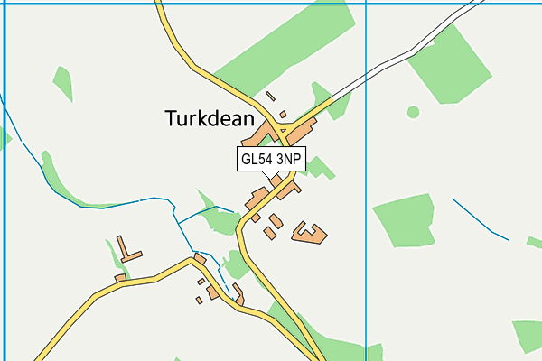GL54 3NP map - OS VectorMap District (Ordnance Survey)