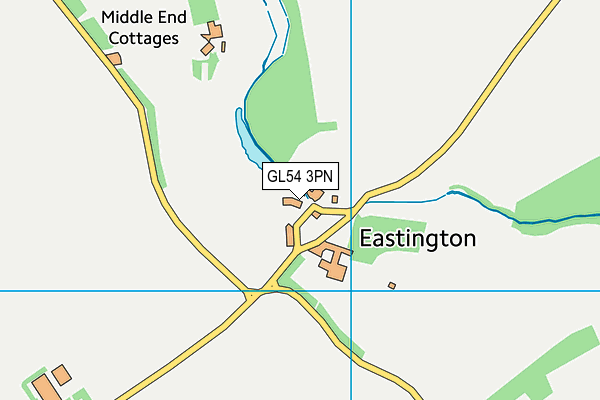 GL54 3PN map - OS VectorMap District (Ordnance Survey)