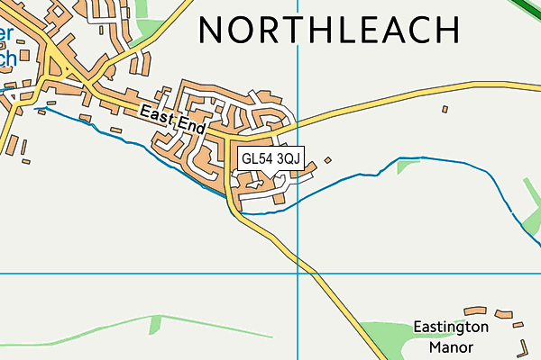 Westwoods Centre map (GL54 3QJ) - OS VectorMap District (Ordnance Survey)
