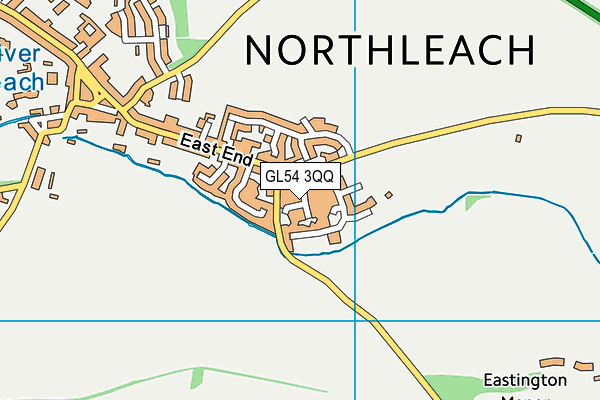 GL54 3QQ map - OS VectorMap District (Ordnance Survey)