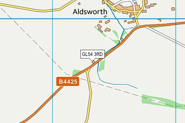 GL54 3RD map - OS VectorMap District (Ordnance Survey)