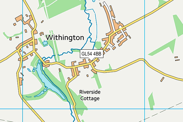 GL54 4BB map - OS VectorMap District (Ordnance Survey)