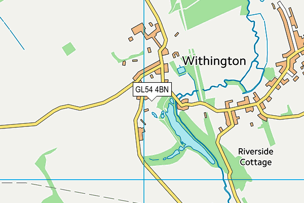 GL54 4BN map - OS VectorMap District (Ordnance Survey)