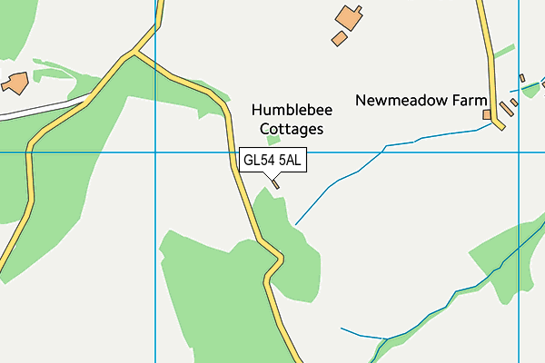 GL54 5AL map - OS VectorMap District (Ordnance Survey)