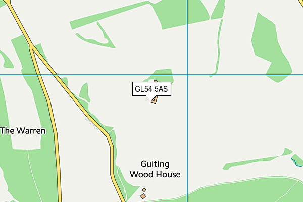 GL54 5AS map - OS VectorMap District (Ordnance Survey)
