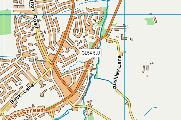 GL54 5JJ map - OS VectorMap District (Ordnance Survey)