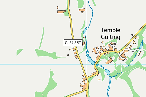 GL54 5RT map - OS VectorMap District (Ordnance Survey)