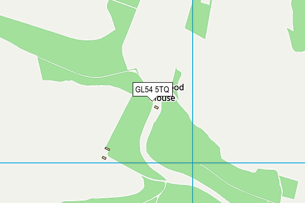 GL54 5TQ map - OS VectorMap District (Ordnance Survey)