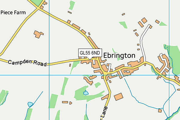 GL55 6ND map - OS VectorMap District (Ordnance Survey)