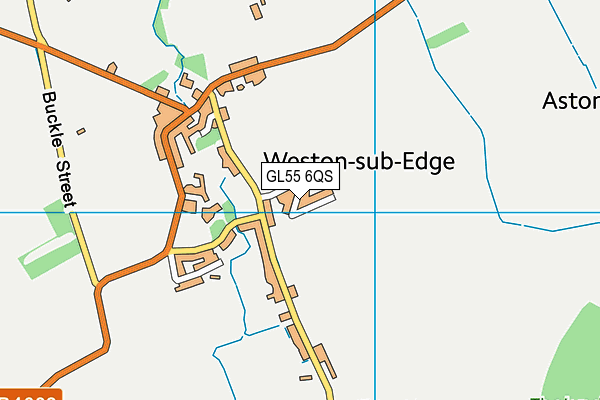 GL55 6QS map - OS VectorMap District (Ordnance Survey)