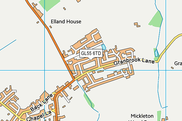 Map of DAVID MOORE FAMILY BUTCHER @ FOSSEWAY LIMITED at district scale