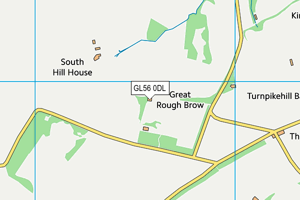 GL56 0DL map - OS VectorMap District (Ordnance Survey)