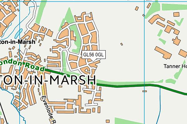 GL56 0GL map - OS VectorMap District (Ordnance Survey)