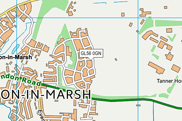 GL56 0GN map - OS VectorMap District (Ordnance Survey)