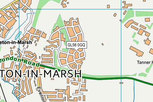 GL56 0GQ map - OS VectorMap District (Ordnance Survey)