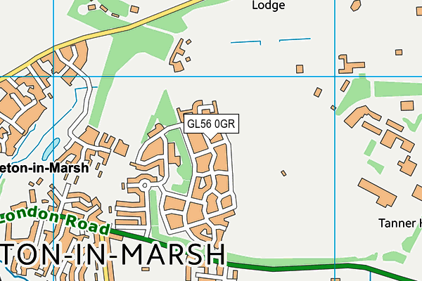 GL56 0GR map - OS VectorMap District (Ordnance Survey)