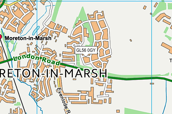 GL56 0GY map - OS VectorMap District (Ordnance Survey)