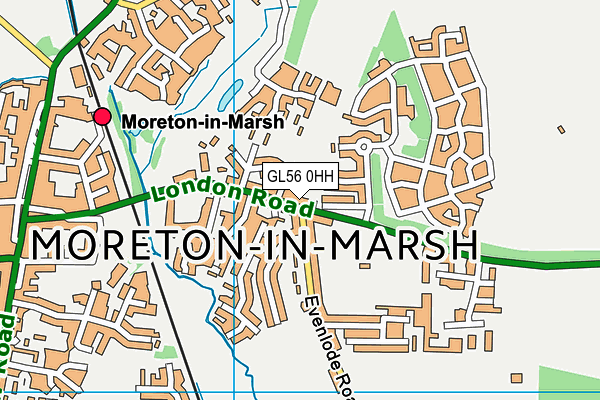 GL56 0HH map - OS VectorMap District (Ordnance Survey)