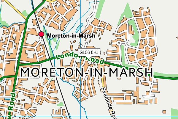 GL56 0HJ map - OS VectorMap District (Ordnance Survey)