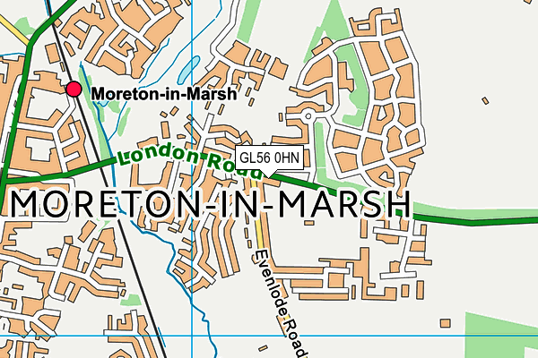 GL56 0HN map - OS VectorMap District (Ordnance Survey)