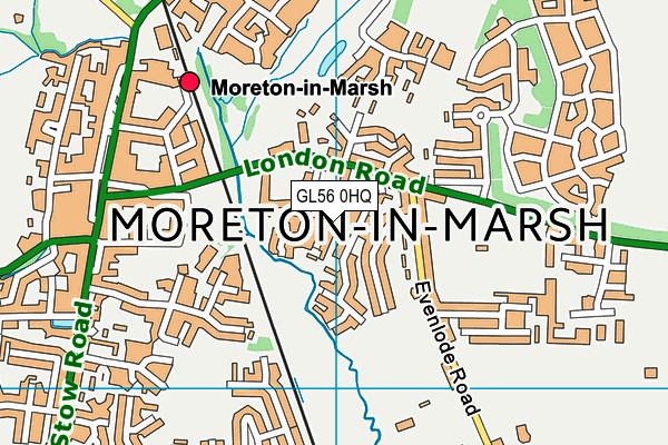 GL56 0HQ map - OS VectorMap District (Ordnance Survey)