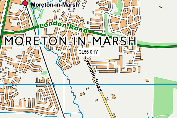 GL56 0HY map - OS VectorMap District (Ordnance Survey)