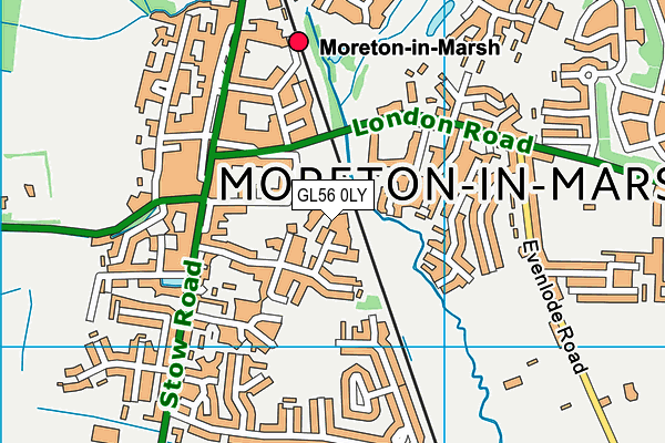 GL56 0LY map - OS VectorMap District (Ordnance Survey)