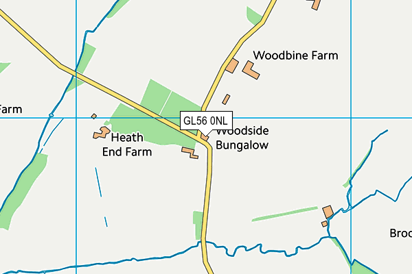 GL56 0NL map - OS VectorMap District (Ordnance Survey)