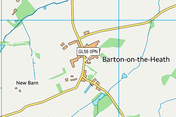 GL56 0PN map - OS VectorMap District (Ordnance Survey)